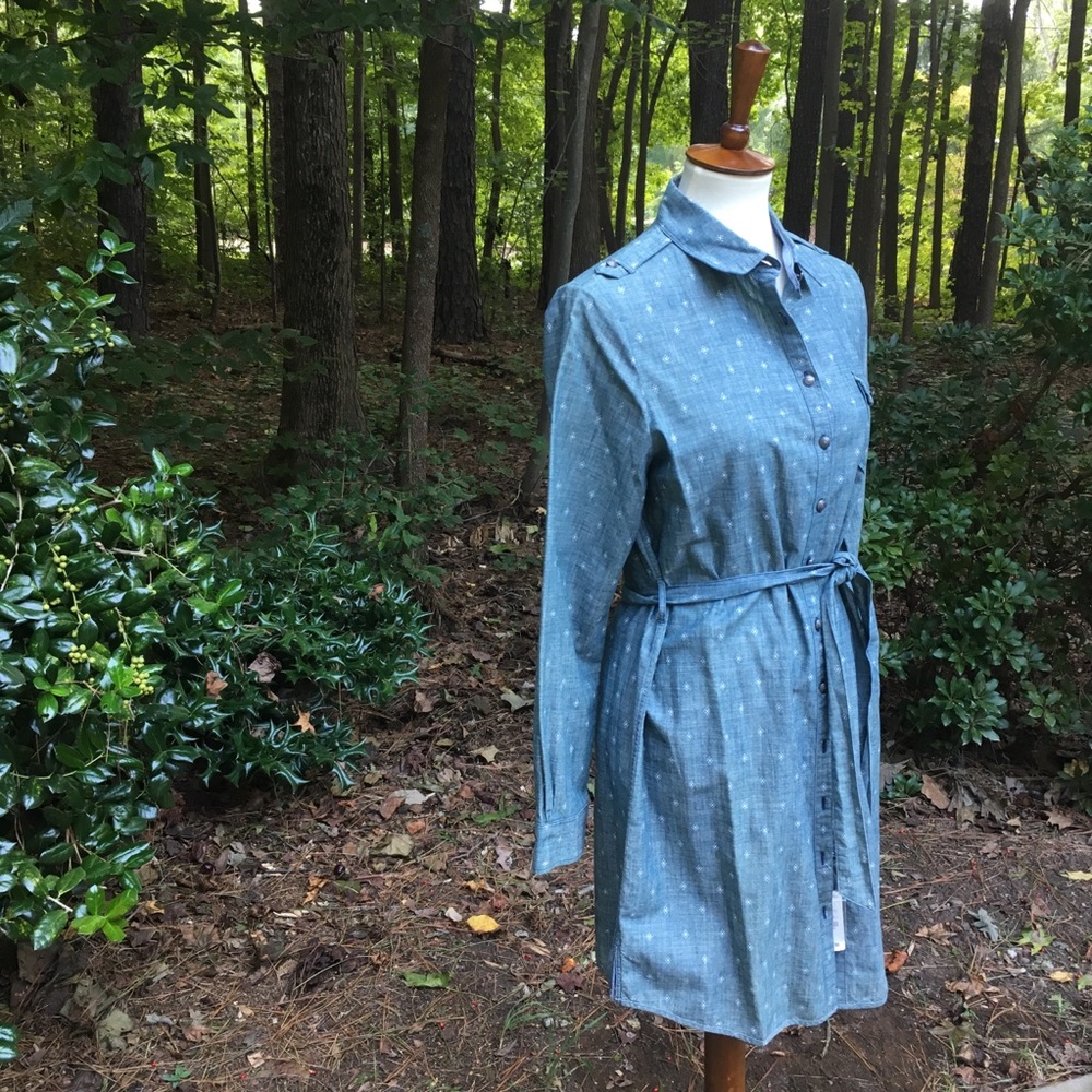 NWT Brooks Brothers Chambray shirt dress.